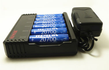 Porcellana caricabatterie dello ione di 18650 26650 3,7 V Li 6 * batteria 20700 con il peso del caricatore 405g fornitore