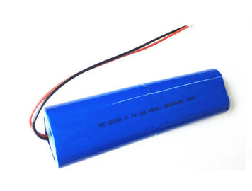 Porcellana 18650 pacchetti della batteria dello ione di Li, pacchetto della batteria ricaricabile da 3,7 volt con il PWB/cavi di cavo fornitore