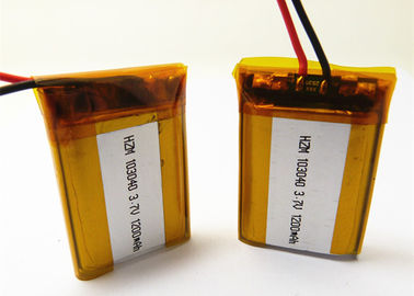 Porcellana Batteria della batteria 3.7v 1200mah Lipo del polimero del litio dei telefoni cellulari con il PCM 103040 fornitore